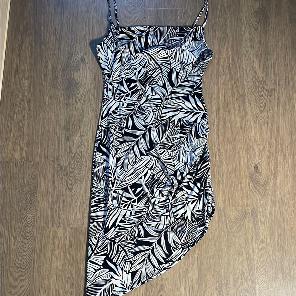 Printed Symmetrical Dress